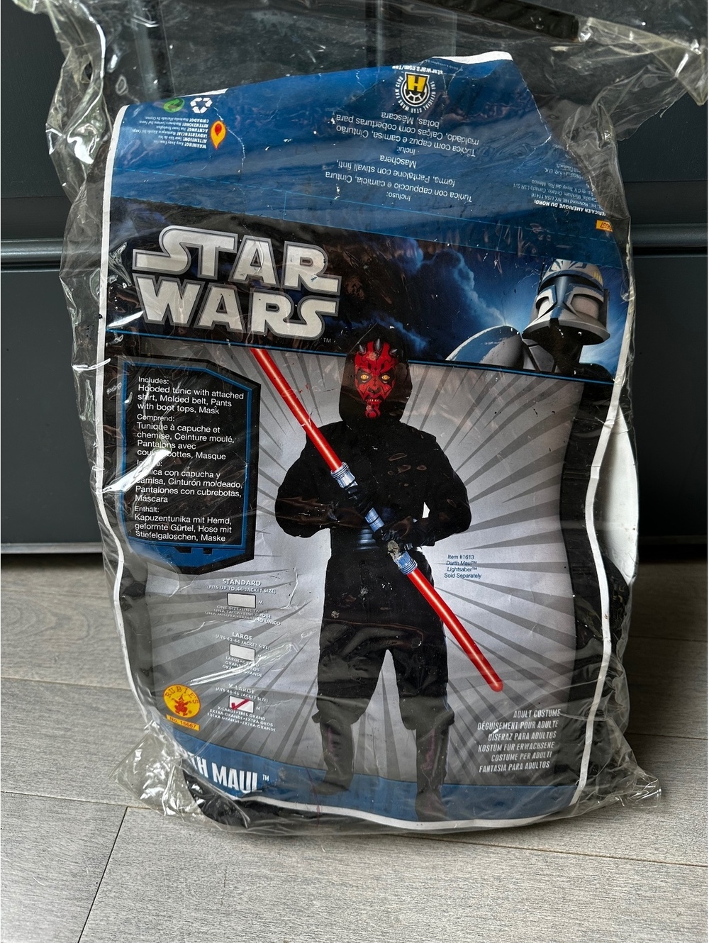 Star Wars Darth Maul Dress Up Halloween Seasonal Costume X-Large